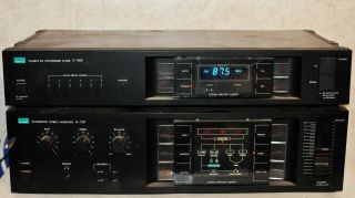 Vintage Sansui A - 707 Integrated Amplifier,  T - 909 Stereo Tuner 1983 Unit