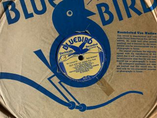 Herman Waldman Out For No Good/fair And Warmer Bluebird 5439 Pre - War Texas Jazz