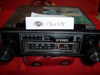 Vintage Am/fm 8 - Track In Dash Audiovox Serviced Universal Fit Gm Ford