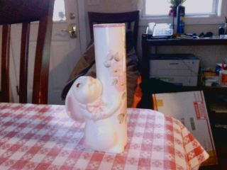 Ceramic Bunny Vase Ftda 7 1/2 " Tall