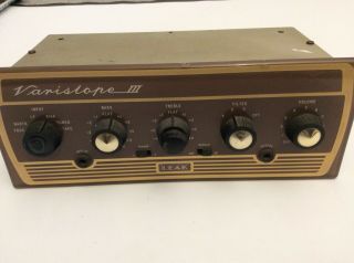 Leak Varislope Iii Vintage Valve Pre Amplifier With Mullard Valves.