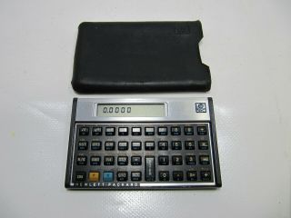 Vintage Usa Hewlett Packard Hp - 15c Scientific Calculator Case