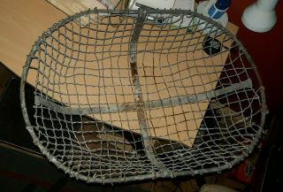 Vintage Metal Wire Potato Basket Rustic Farm Basket