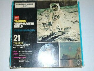Vintage Talking View - Master Apollo Moon Landing 1969 Nasa Complete