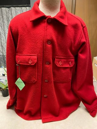 Official Boy Scout Red Wool Jacket - Size 48