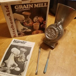 Vintage Hobart Kitchenaid Grain Mill Attachment.  Model Gm - A.