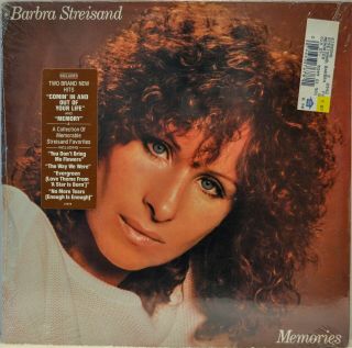Barbra Streisand " Memories " 1981 Vinyl Lp [columbia Tc 37678] /