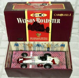 1961 - Watson Roadster Indy 500 Winner - A.  J.  Foyt - Bowes Special 1:18 - Carousel 1