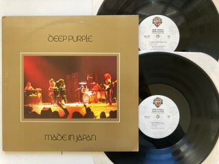 Deep Purple Made In Japan Vinyl 2 Lp Crc Club Ed 1973 Warner Bros 2ws2701 Ex/vg,