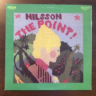 Nilsson The Point 1971 Rca Lsp - 4417 W/ Comic Book Insert Vinyl Record Vg,  /vg,