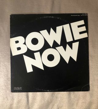 David Bowie " Bowie Now " 1978 Promo Compilation Lp For Radio Stations Rca Djl1 - 2