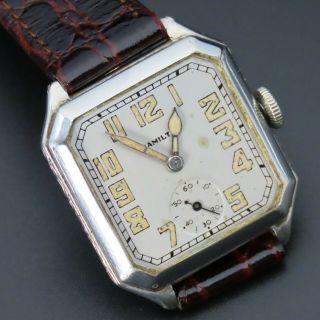 Vintage Mens Hamilton 17 Jewel - 14k Gold Filled 4050847 Wristwatch