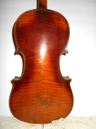 Old Antique Vintage German " Stradiuarius " Full Size Violin -
