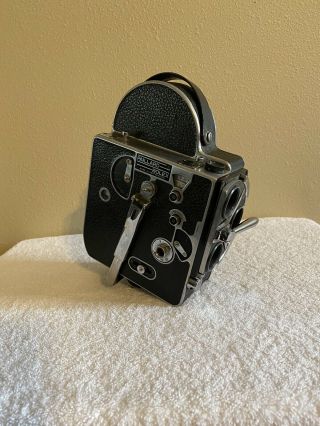 Vintage 1954 Paillard Bolex H - 16 16mm Movie Camera Functions