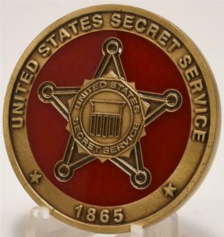 Vintage Usss Us Secret Service Agent Challenge Coin The White House Potus