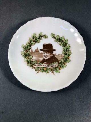 Rare Royal Doulton Winston Churchill " Finest Hour " Pin Dish