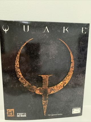 Vintage Quake Big Box Pc Game (1996) Full Registered Version