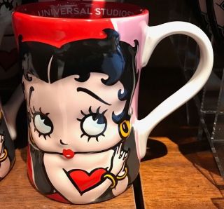 Universal Studios Exclusive Betty Boop Tall Ceramic Mug