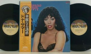 Donna Summer ‎– Bad Girls 2lp 1980 Japan Casablanca Disco Funk Soul W/ Obi