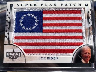 Joe Biden Decision 2020 Flag Patch Sf23 President Stars And Stripes