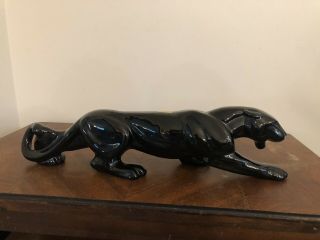 Vintage Royal Haeger Black Panther 18”