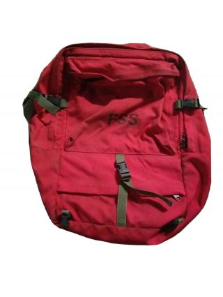Wildland Firefighter Big Red Bag Personal Gear Pack Wild Land Forest Service Fss