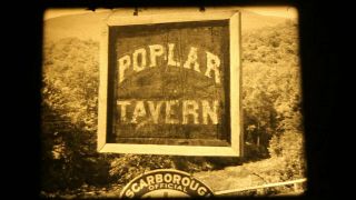 Vtg 1931 B&W 16mm Home Movie Scenes at Poplar Tavern Newry Maine Riverside Acad. 2