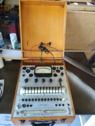 Vintage Precision Apparatus Series 10 - 12 Tube Tester - For Possible Repair