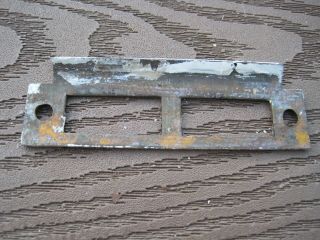 Antique Copper Flash Steel Door Lock Striker Plate 3 13 /16 Inch B