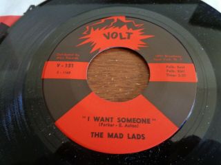 The Mad Lads,  I Want Someone,  Volt 131,  M -
