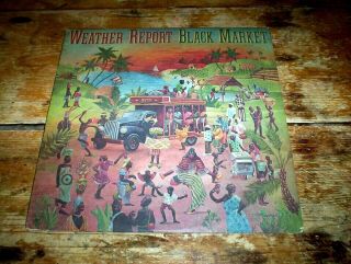 Weather Report (black Market) Orig 1976 Cbs Us Vinyl Lp W/ Jaco Pastorious Vg,