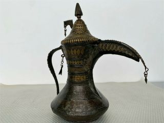 Old Islamic Arabic Dallah Coffee Tea Pot Persian Saudi Arabian Omani Oman Nizwa 6