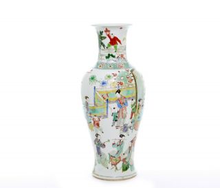 A Large and Fine Chinese Famille Verte Porcelain Vase 5