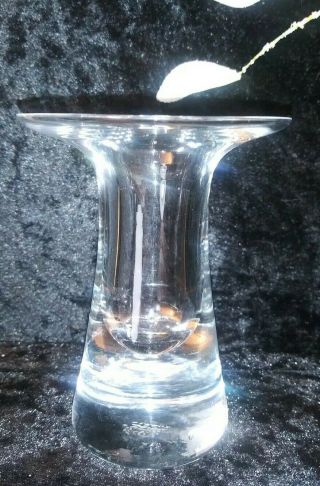 Vintage Lenox Crystal Glass Candlestick Holder Or Very Small Bud Vase