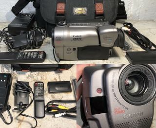 Vtg Canon Es970 Hi - Fi Stereo 8mm Analog Camcorder Vcr Player Video Camera
