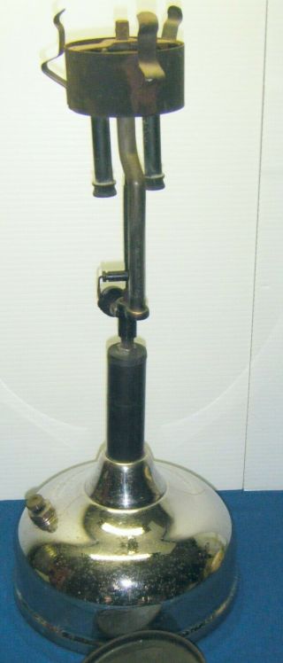 Vintage Coleman Quick - Lite Chrome Table,  Hanging Lamp