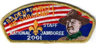 2001 Bsa Scout National Jamboree Jsp Baden Powell Subcamp 1 Northeast Region Gmy