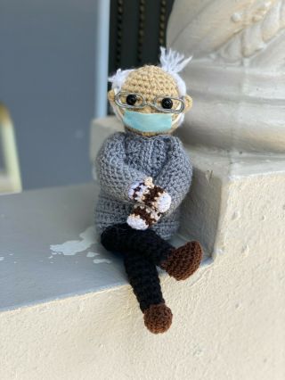 Bernie Sanders Doll Crochet