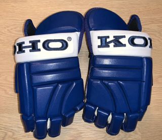 Leather Koho 4460 Pro Hockey Gloves - 15 " - Toronto Maple Leafs - Nhl - Vintage