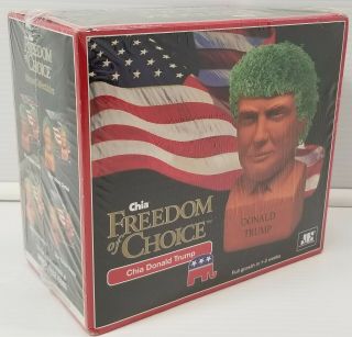 President Donald Trump Freedom Of Choice Chia Pet Decorative Collectible Bust