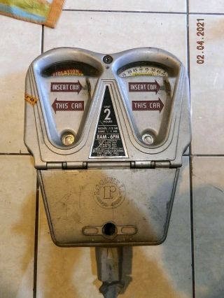 Vintage Rockwell Double Parking Meter (sweet)
