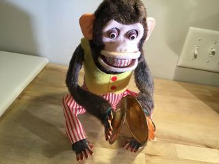 Vintage Jolly Chimp Monkey Battery Operated