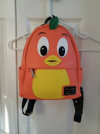 Rare Loungefly Disney Parks Orange Bird Mini Backpack Nwot Htf