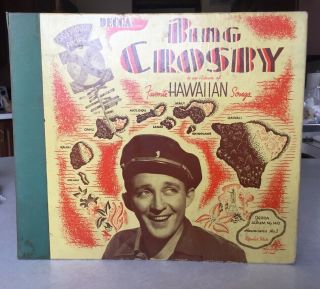 1946 Bing Crosby Favorite Hawaiian Songs,  Album Cover Only
