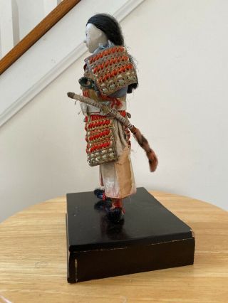 Antique Japanese Samurai Warrior Armor Sword Doll Statue Figure