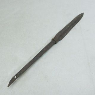 A088: Real Old Iron Japanese Spear Head For Samurai 