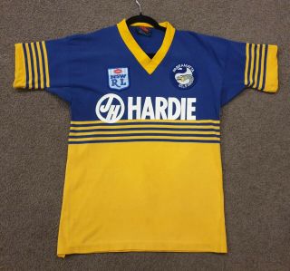 Vintage Parramatta Eels Jh Hardi Nswrl Rugby League Canterbury Jersey (42 Ml)