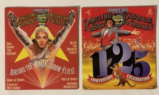 Ringling Brothers And Barnum Bailey Circus 1995 - 1996 Program 125 - 126th Editions