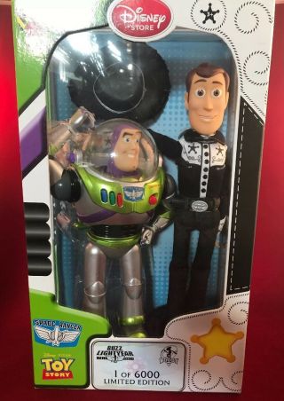 Disney Store Limited Edition 1 Of 6000 Talking Woody/buzz Lightyear Toy Story