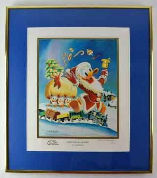 “gifts For Shacktown” Carl Barks Gold Plate Ltd Edition Color Print - Jl58